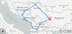  Seven\'s Balkans ( Sofia, Balgrade, Dubrovnik, Montenegro) - 12 destinations 