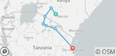 Descubre los 13 mejores días de inolvidable safari Privado con presupuesto reducido y maravillas playeras por Kenia, Tanzania y Zanzíbar - 8 destinos
