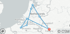  Rhein Erlebnis Nord 2024 (24 Destinationen) - 8 Destinationen 