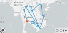  South East Asia Loop (18 destinations) - 18 destinations 