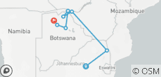 Premium L\'Afrique australe en profondeur (from Johannesburg to Delta de l\'Okavango) - 8 destinations
