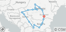 Rumanía, Serbia y Bulgaria; Recorrido semi-privado con guía y coche dedicados - 19 destinos