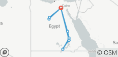 Trésors d'Egypte (Le Caire, Assouan, Louxor, Felucca, safari dans le désert noir et blanc)