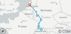 Magical Rhine and Moselle Rivers (Zurich to Amsterdam) - 11 destinations