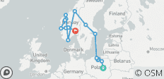  La fabuleuse Pologne et Fjords - Fin à Oslo - 17 destinations 