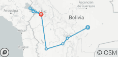  10 Days Adventure in Bolivia, from Santa Cruz to Uyuni - 8 destinations 