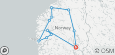 Höhepunkte von Norwegen - 11 Destinationen