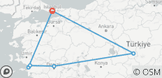 8 Days Highlights of Turkey Tour by Plane - 6 destinations