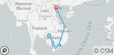  From Vietnam to Cambodia - 17 Days - 13 destinations 