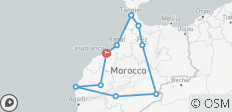 Circuito de 12 días: Gran viaje por Marruecos Saliendo de Casablanca - 11 destinos