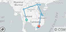 Pays du sourire - Thaïlande et Vietnam en 16 jours - 13 destinations
