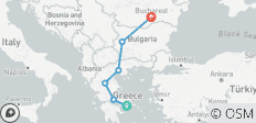 D\'Athènes à Bucarest à la découverte des merveilles de l\'Antiquité - Circuit en petit groupe - 8 destinations