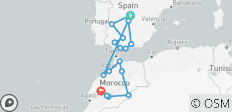 【España y Marruecos】Paquete turístico de 16 Días por Madrid, Andalucía y Casablanca para grupos pequeños - 17 destinos
