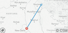 Spirituelles Haridwar ab Delhi 2 Tage - 3 Destinationen