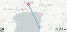 Majestätisches Bangkok & Küstenflucht Paket 6 Tage - Private Tour - 2 destinations