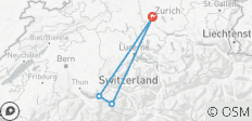  5 jours à Zurich avec ferry sur le lac, téléphérique, Mont Rigi, Grindelwald et Interlaken - 4 destinations 