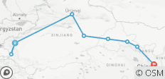 Zijderoute Rondreis door van Kashgar naar Lanzhou 12 dagen - 9 bestemmingen