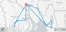 Tour Privado de 12 Días por Bangladesh para Conocer Gente Hospitalaria, Guía y Conductor Exclusivos - 14 destinos