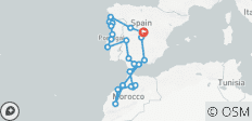 21 Day Madrid, Marrakech, Granada and more - 24 destinations