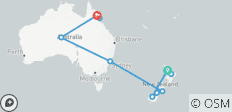 Bucket List Neuseeland und Australien - 11 Destinationen
