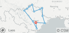 Nord-Ost-Vietnam Rundreise - 14 Tage 13 Nächte Private Tour - 13 Destinationen