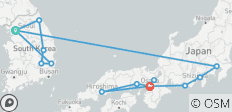 15 jours Imaginez des découvertes sans fin au Japon et en Corée du Sud - 15 destinations
