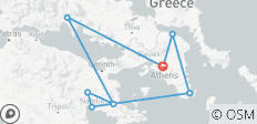 6 Day Athens Adventure including Delphi, Mycenae, Nafplio, Cape Sounion & Meteora - 8 destinations
