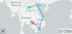 Indochina Treasures: A 16-Day Journey through Laos, Vietnam, and Cambodia - 22 destinations