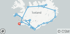 Island Ring Road Privatreise 11 Tage - 29 Destinationen