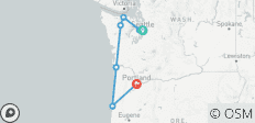Paisajes de Seattle, Portland y la costa de Oregón - 7 destinos
