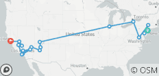 USA von Kuste zu Kuste (New York - San Francisco) - 20 Destinationen