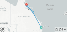De Brisbane à Cairns - Circuit touristique de 7 jours - 8 destinations