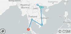 Voyage exquis de 14 jours à travers le Vietnam et la Thaïlande - 9 destinations
