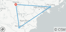 Hanoi - Ninh Binh - Baie d\'Halong - 3 jours et 2 nuits - 4 destinations