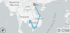 Voyage de 16 jours sur le canal du Cambodge au Vietnam - circuit privé de luxe - 11 destinations