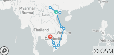 Vietnam und Kambodscha 23 Tage - 12 Destinationen