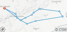 3-Daagse Woestijn Groepstour van Marrakech naar Merzouga woestijnkamp - 15 bestemmingen