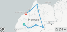 Private 10-Days Morocco Tour from Marrakesh To Casablanca via Sahara Desert Merzouga - 10 destinations