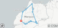 Au départ de Marrakech : Circuit privé des villes impériales et du désert - 9 jours - 16 destinations