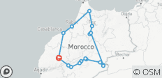 Circuit privé de 9 jours à la découverte des incontournables du Maroc au départ de Marrakech - 17 destinations
