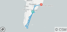 Treasures of South America: Chilean Fjords to the Iguazu falls - Cruise & Land Journey - 9 destinations