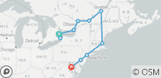 Best of Eastern Canada and USA (Classique) - 12 destinations