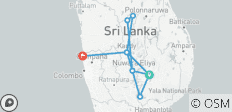 Découvrez les merveilles du Sri Lanka en seulement 3 jours - 9 destinations