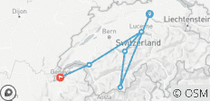 Rondreis door Zwitserland – 14 dagen - 6 bestemmingen