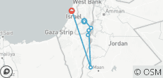 Paquete turístico de 7 días por lo más destacado de Israel y Jordania - 7 destinos