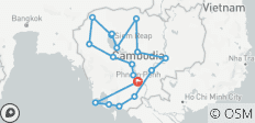 Das Beste von Kambodscha: 15-tägige Grand Tour durch Kultur, Natur und Küste - 18 Destinationen