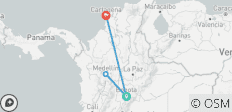 Circuit privé à petit budget : Bogotá, Medellín & Cartagena avec vols intérieurs et départs quotidiens confirmés (9 jours, 8 nuits) - 4 destinations