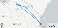3 Tage Serengeti & Ngorongoro-Krater-Safari ab Sansibar - 5 Destinationen