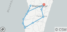 Maßgeschneiderte 18 Tage Madagaskar Great Ring Discovery, privater Guide & Jeep - 12 Destinationen