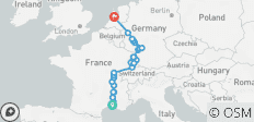 Le Rhin et le Rhône révélés aux amateurs de vin (vers le nord) 2026 - 26 destinations